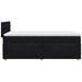 Pat box spring cu saltea, negru, 80x200 cm, textil - WALTI WALTI