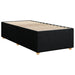 Pat box spring cu saltea, negru, 90x190 cm, textil - WALTI WALTI