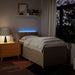Pat box spring cu saltea, crem, 90x190 cm, textil - WALTI WALTI