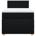 Pat box spring cu saltea, negru, 100x200 cm, textil - WALTI WALTI