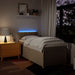 Pat box spring cu saltea, crem, 100x200 cm, textil - WALTI WALTI