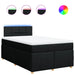 Pat box spring cu saltea, negru, 120x190 cm, catifea - WALTI WALTI