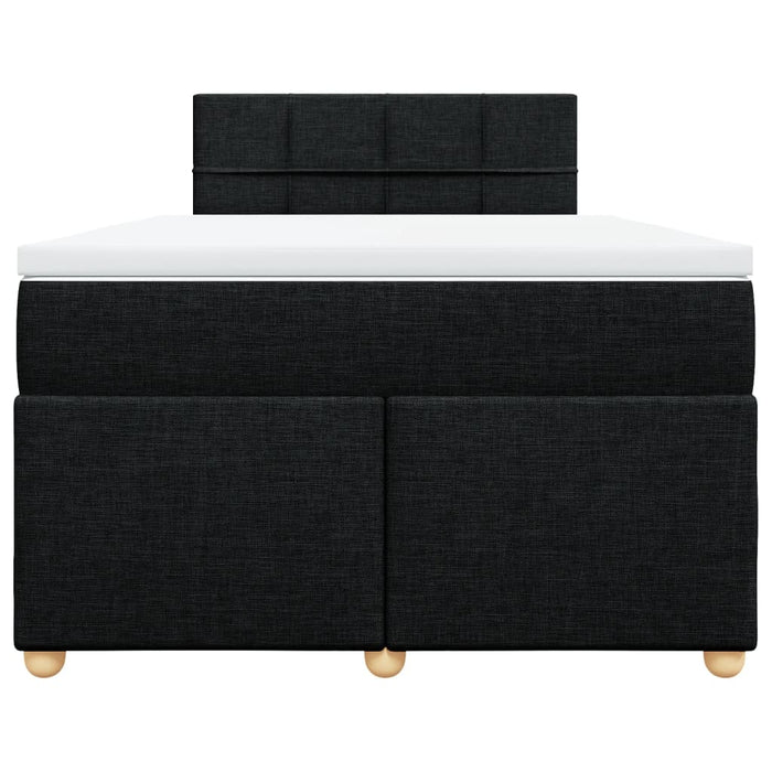 Pat box spring cu saltea, negru, 120x190 cm, catifea - WALTI WALTI
