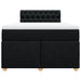 Pat box spring cu saltea, negru, 120x190 cm, catifea - WALTI WALTI