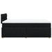 Pat box spring cu saltea, negru, 120x190 cm, catifea - WALTI WALTI