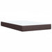 Pat box spring cu saltea, maro închis, 120x190 cm, textil - WALTI WALTI