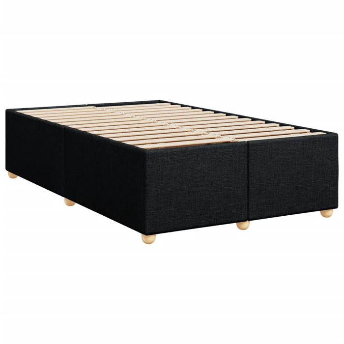 Pat box spring cu saltea, negru, 120x190 cm, catifea - WALTI WALTI
