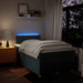 Pat box spring cu saltea, albastru, 120x200 cm, textil - WALTI WALTI