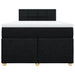 Pat box spring cu saltea, negru, 120x200 cm, textil - WALTI WALTI