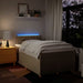 Pat box spring cu saltea, crem, 120x200 cm, textil - WALTI WALTI