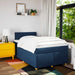 Pat box spring cu saltea, albastru, 120x200 cm, textil - WALTI WALTI