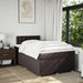 Pat box spring cu saltea, maro închis, 120x200 cm, textil - WALTI WALTI