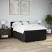 Pat box spring cu saltea, negru, 140x190 cm, textil - WALTI WALTI