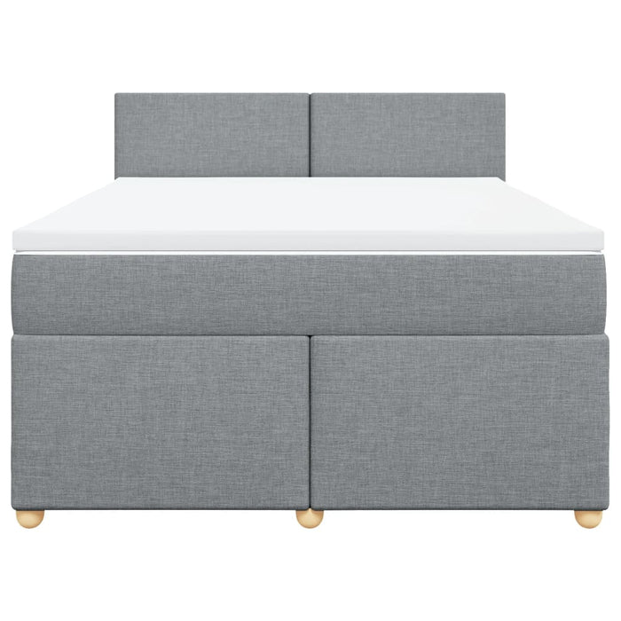 Pat continental, gri deschis, 140x200 cm, material textil - WALTI WALTI