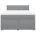 Pat continental, gri deschis, 140x200 cm, material textil - WALTI WALTI