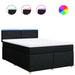 Pat box spring cu saltea, negru, 140x200 cm, textil - WALTI WALTI