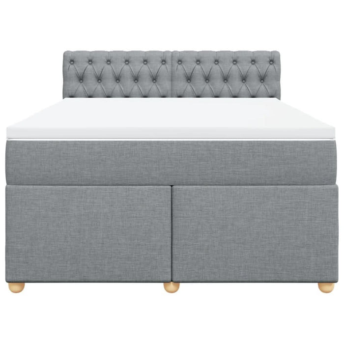 Pat continental, gri deschis, 140x200 cm, material textil - WALTI WALTI