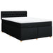 Pat box spring cu saltea, negru, 140x200 cm, textil - WALTI WALTI