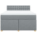 Pat continental, gri deschis, 140x200 cm, material textil - WALTI WALTI