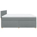 Pat continental, gri deschis, 180x200 cm, material textil - WALTI WALTI