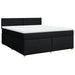 Pat box spring cu saltea, negru, 180x200 cm, catifea - WALTI WALTI