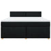 Pat box spring cu saltea, negru, 180x200 cm, catifea - WALTI WALTI