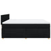 Pat box spring cu saltea, negru, 180x200 cm, catifea - WALTI WALTI