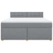 Pat continental, gri deschis, 180x200 cm, material textil - WALTI WALTI