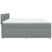 Pat continental, gri deschis, 180x200 cm, material textil - WALTI WALTI