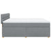 Pat continental, gri deschis, 180x200 cm, material textil - WALTI WALTI
