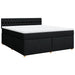 Pat box spring cu saltea, negru, 180x200 cm, catifea - WALTI WALTI