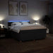 Pat box spring cu saltea, negru, 180x200 cm, catifea - WALTI WALTI