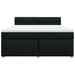 Pat box spring cu saltea, negru, 180x200 cm, catifea - WALTI WALTI