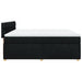 Pat box spring cu saltea, negru, 180x200 cm, catifea - WALTI WALTI