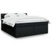 Pat box spring cu saltea, negru, 180x200 cm, catifea - WALTI WALTI