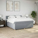 Pat continental, gri deschis, 180x200 cm, material textil - WALTI WALTI