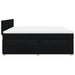 Pat box spring cu saltea, negru, 200x200 cm, textil - WALTI WALTI