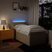 Pat box spring cu saltea, crem, 80x200 cm, textil - WALTI WALTI