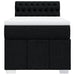 Pat box spring cu saltea, negru, 80x200 cm, textil - WALTI WALTI