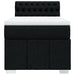 Pat box spring cu saltea, negru, 100x200 cm, textil - WALTI WALTI