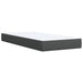 Pat box spring cu saltea, gri închis, 100x200 cm, textil - WALTI WALTI