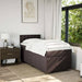 Pat box spring cu saltea, maro închis, 100x200 cm, textil - WALTI WALTI