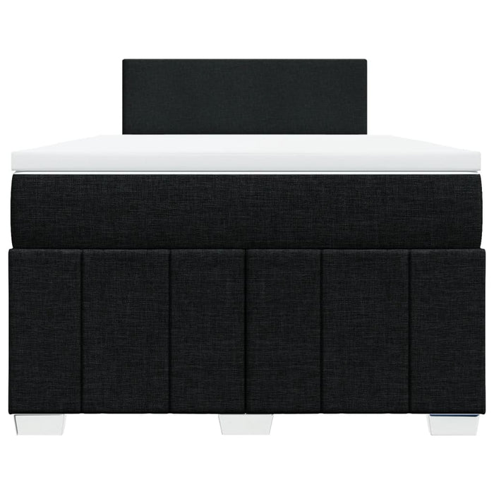 Pat box spring cu saltea, negru, 120x190 cm, catifea - WALTI WALTI