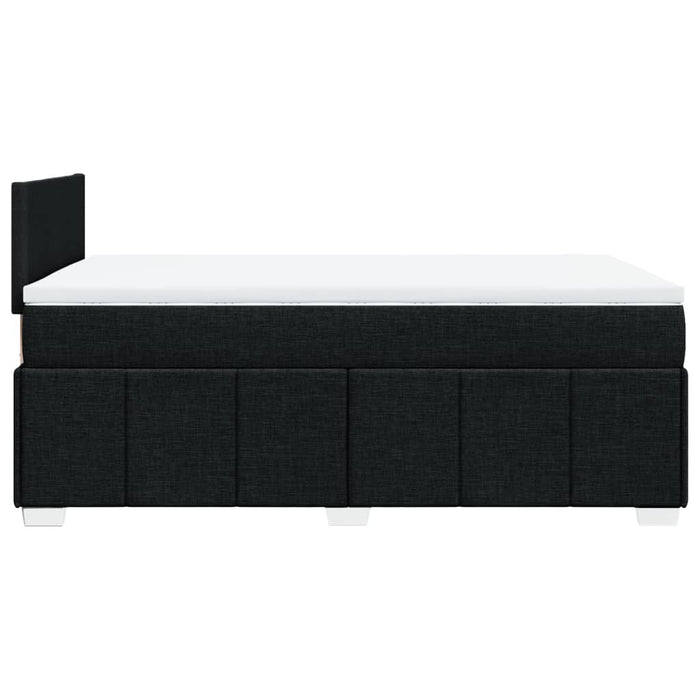 Pat box spring cu saltea, negru, 120x190 cm, catifea - WALTI WALTI