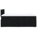 Pat box spring cu saltea, negru, 120x190 cm, catifea - WALTI WALTI