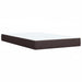 Pat box spring cu saltea, maro închis, 120x190 cm, textil - WALTI WALTI