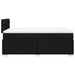 Pat box spring cu saltea, negru, 120x190 cm, catifea - WALTI WALTI