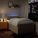 Pat continental cu saltea, crem, 120x190 cm, textil - WALTI WALTI
