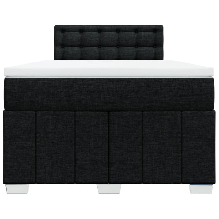 Pat box spring cu saltea, negru, 120x190 cm, catifea - WALTI WALTI