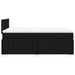 Pat box spring cu saltea, negru, 120x200 cm, textil - WALTI WALTI